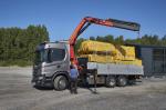 Scania G 410 6x2 Flatbed with Crane 2017 года